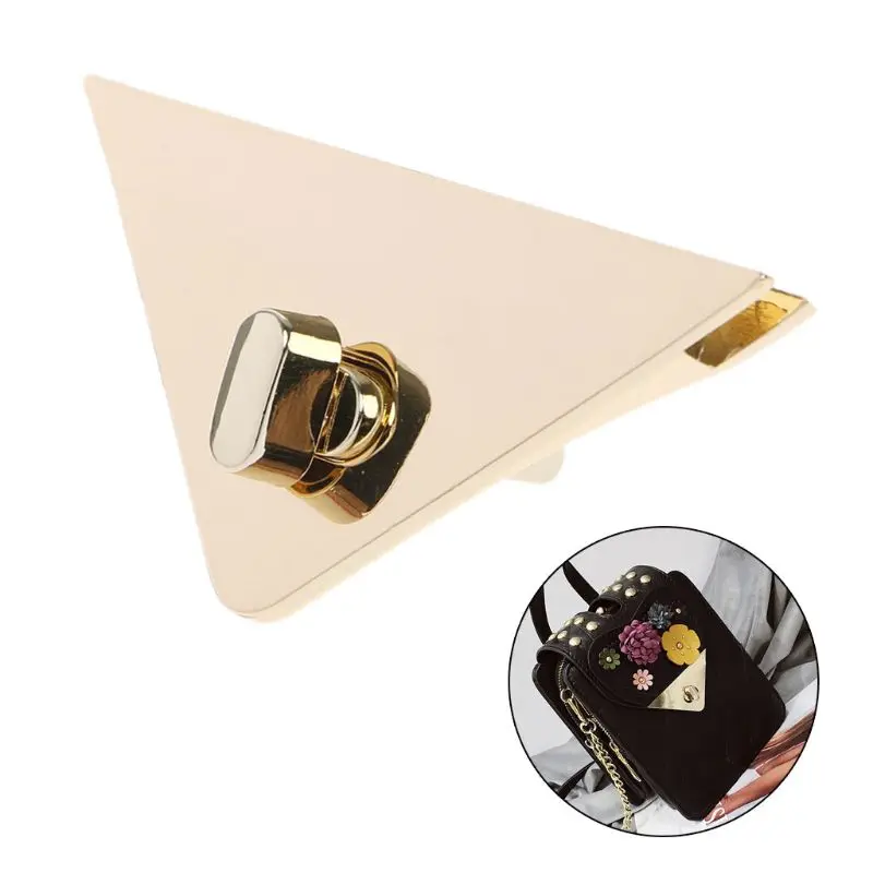 Fashion New 1 Pc DIY Triangle Shape Clasp Turn Lock Twist Locks for Handbag Shoulder Crossbody Bag Purse Accessories
Fashion New 1 Pc DIY Triangle Shape Clasp Turn Lock Twist Locks for Handbag Shoulder Crossbody Bag Purse Accessories