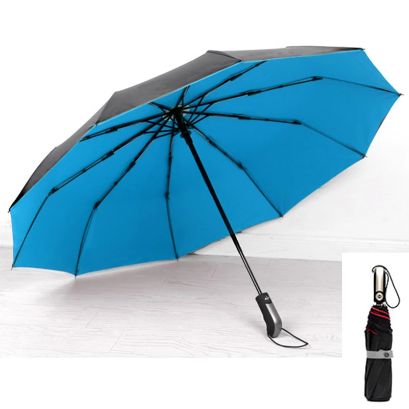 Srong Windproof Automatic 3Folding Umbrella Rain Women Aluminum 10Rib Alloy Umbrellas For Men Business Dark Grid Handle Paraguas
Srong Windproof Automatic 3Folding Umbrella Rain Women Aluminum 10Rib Alloy Umbrellas For Men Business Dark Grid Handle Paraguas