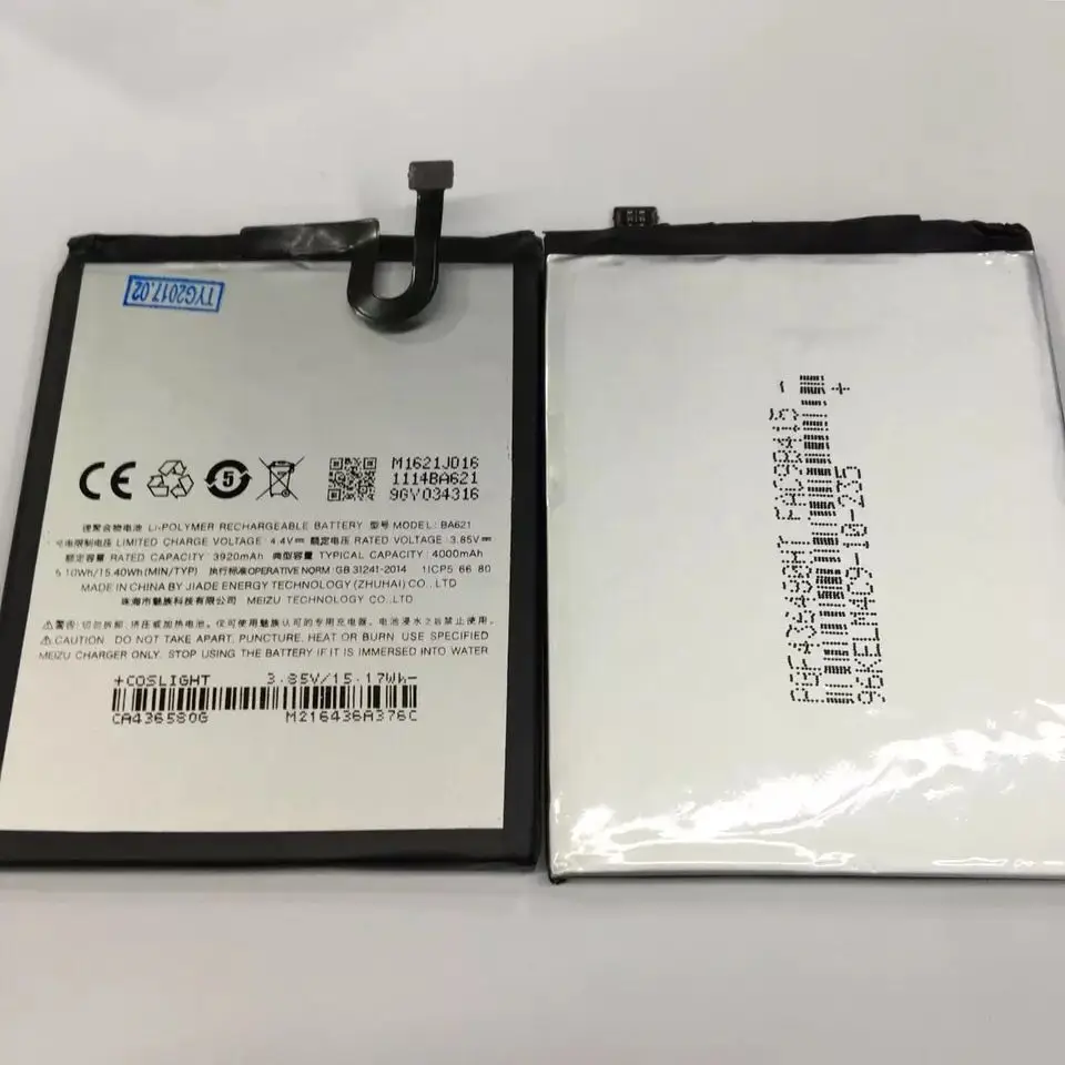 Jinsuli новый оригинальный телефон, аккумулятор BA621 3920 мАч для Mei zu Note 5, сменный аккумулятор
Jinsuli новый оригинальный телефон, аккумулятор BA621 3920 мАч для Mei zu Note 5, сменный аккумулятор