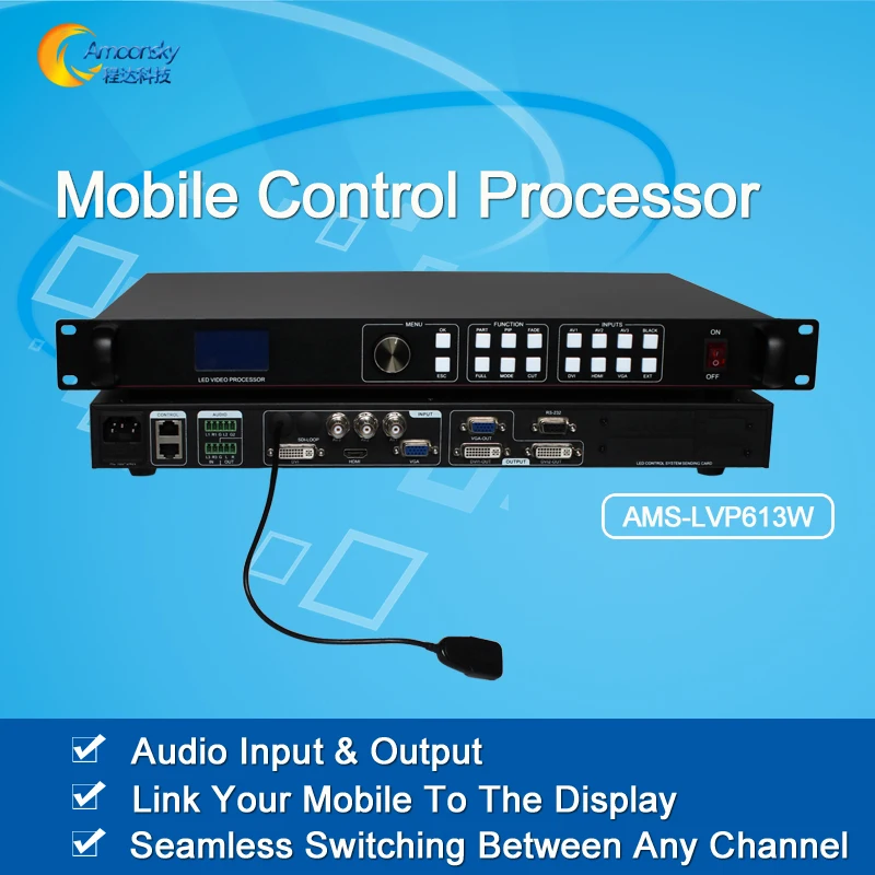 AMS-LVP613W ios android Мобильные процессоры управления led wifi контроль светодиодный дисплей контроллер
AMS-LVP613W ios android Мобильные процессоры управления led wifi контроль светодиодный дисплей контроллер