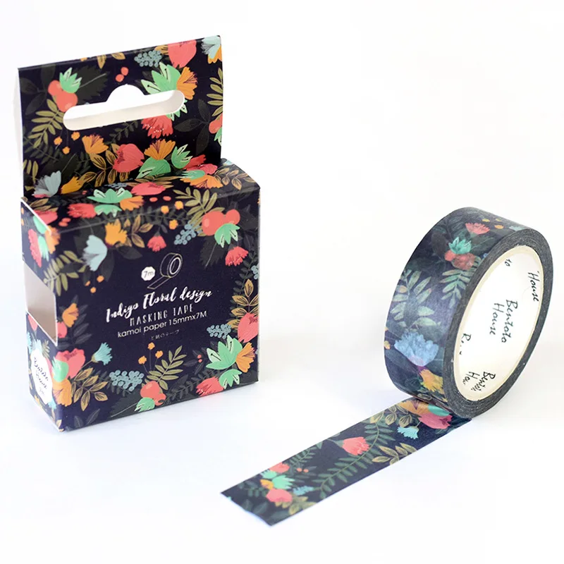 Blooming Dark Flowers Decorative Washi Tape DIY Scrapbooking Masking Tape School Office Supply Escolar Papelaria
Blooming Dark Flowers Decorative Washi Tape DIY Scrapbooking Masking Tape School Office Supply Escolar Papelaria