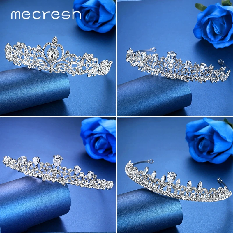 Mecresh Plant CZ Bridal Crown Tiara for Women Rhinestone Crystal Headband Wedding Hair Accessories Jewelry Hair Ornaments G126
Mecresh Plant CZ Bridal Crown Tiara for Women Rhinestone Crystal Headband Wedding Hair Accessories Jewelry Hair Ornaments G126