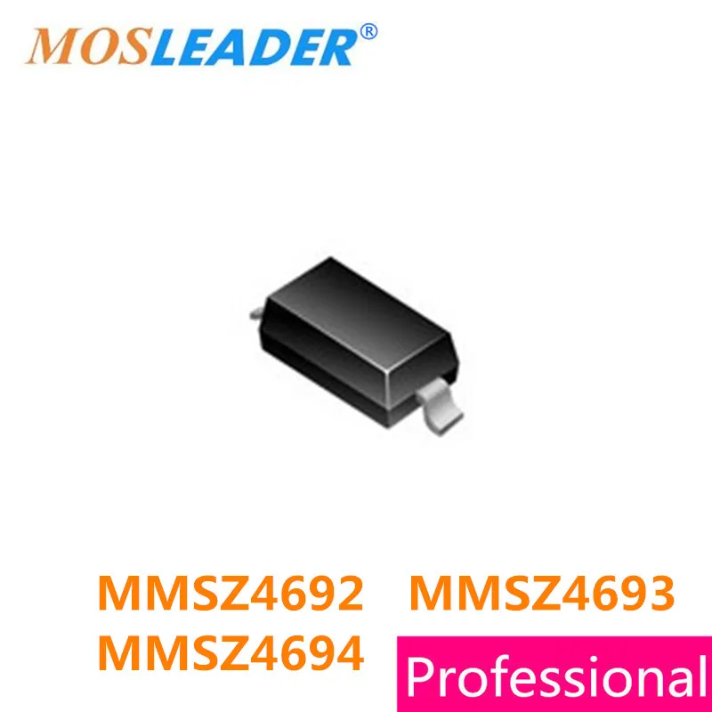 Mosleader SOD123 1000 шт. MMSZ4692 MMSZ4693 MMSZ4694 MMSZ4692T1G CX 6V8 6,8 V MMSZ4693T1G CY 7,2 V 7V2 MMSZ4694T1G CZ 7V5 7,5 V 1206
Mosleader SOD123 1000 шт. MMSZ4692 MMSZ4693 MMSZ4694 MMSZ4692T1G CX 6V8 6,8 V MMSZ4693T1G CY 7,2 V 7V2 MMSZ4694T1G CZ 7V5 7,5 V 1206