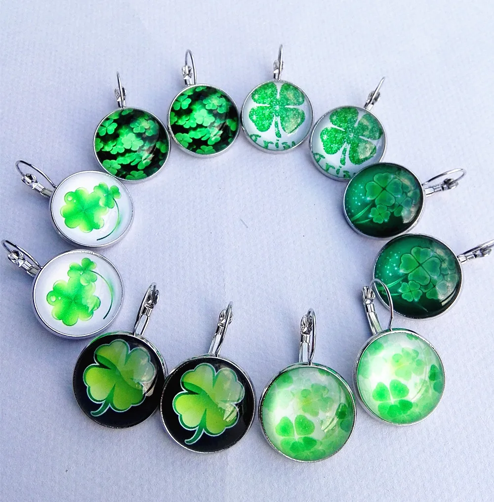 12pairs(Mixed 6 style)New style Clover ear pendants Lucky clover earrings four-leaf clover silver dangler earbob
12pairs(Mixed 6 style)New style Clover ear pendants Lucky clover earrings four-leaf clover silver dangler earbob