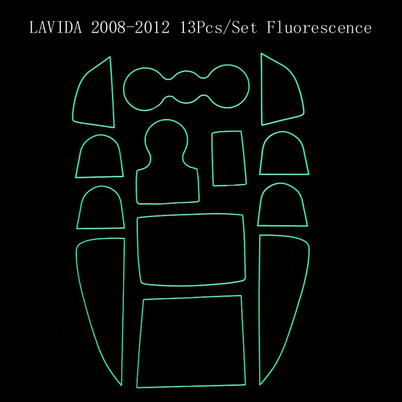 13PCS Car Interior Cup Mat Door Gate Slot Pad Stickers For Volkswagen VW Lavida 2008 2009 2010 2011 2012 Accessories
13PCS Car Interior Cup Mat Door Gate Slot Pad Stickers For Volkswagen VW Lavida 2008 2009 2010 2011 2012 Accessories