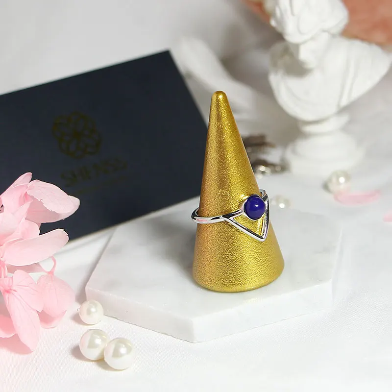 SHENSS 925 rings US Retro Personality Triangle Lapis Ring 925 Sterling Silver Ring Silver 925 Jewelry
SHENSS 925 rings US Retro Personality Triangle Lapis Ring 925 Sterling Silver Ring Silver 925 Jewelry