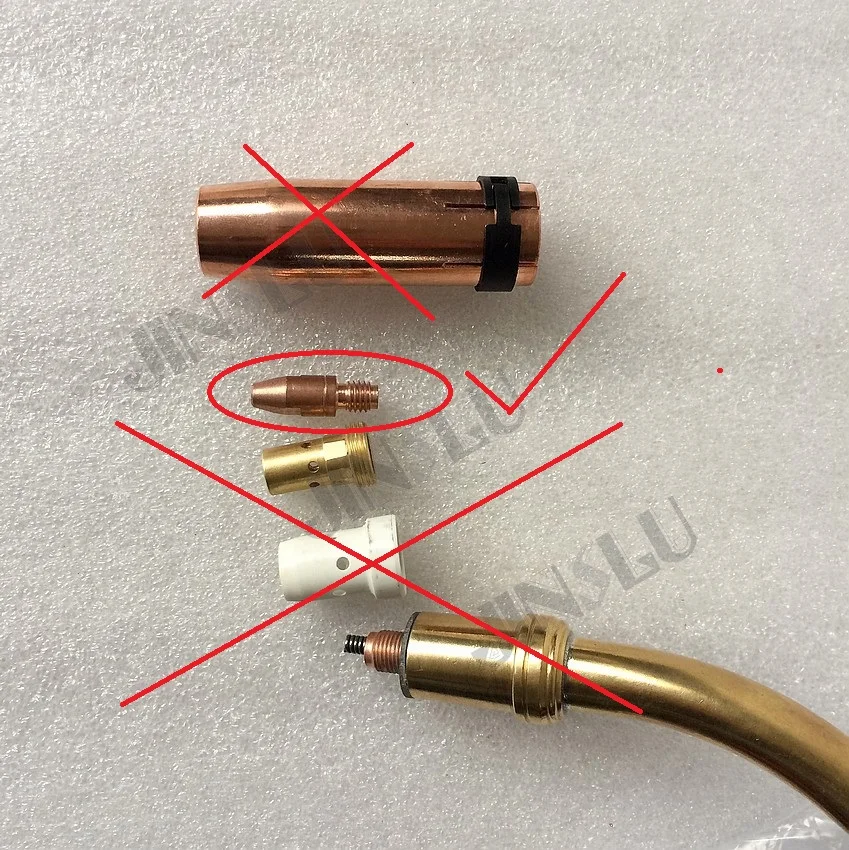 Контактный наконечник M8x30 Cucrzr 0 8 мм 10 шт. для Binzel MB 401D 501D MB501 Mig фонарь Gun с водяным