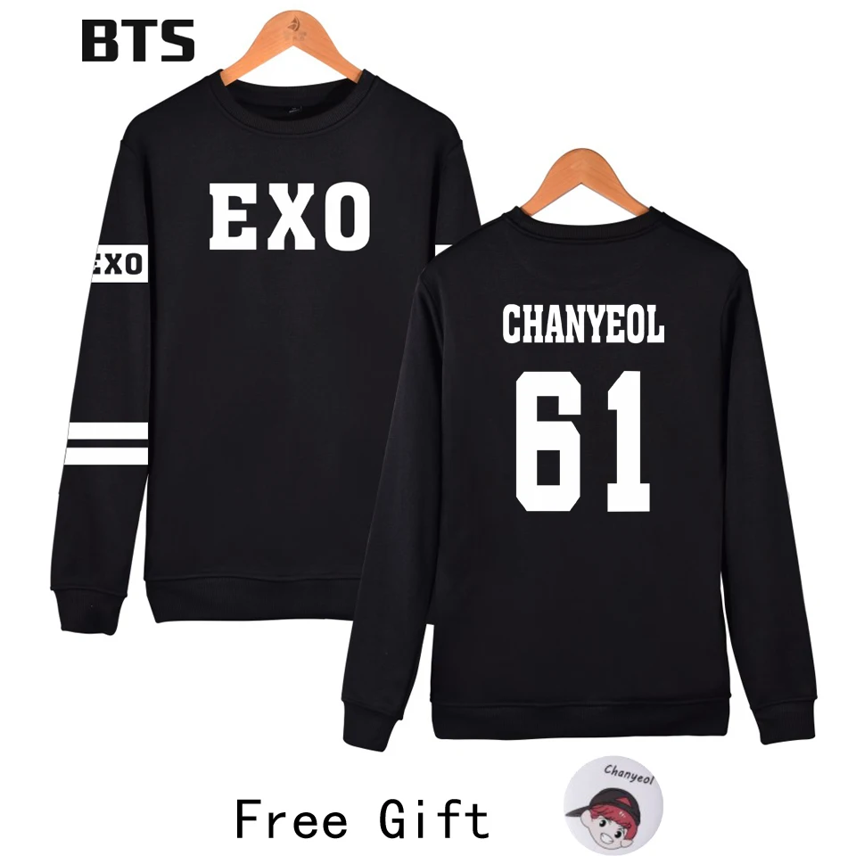 Kpop EXO Korean Sweatshirt Women Harajuku Fashion Tops Homme Chanyeol Exo Kokobop Casual Tracksuit Loose Hoodie Sweatshirt
Kpop EXO Korean Sweatshirt Women Harajuku Fashion Tops Homme Chanyeol Exo Kokobop Casual Tracksuit Loose Hoodie Sweatshirt