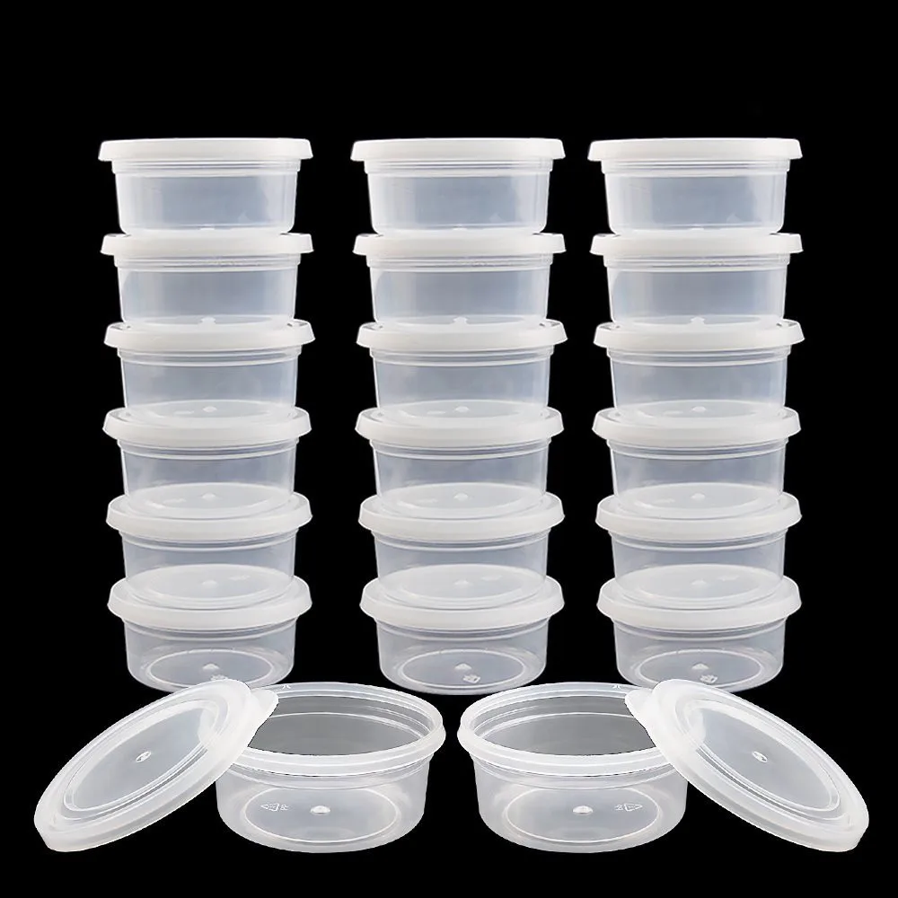 20Pc Slime Storage Container Box Clear Plastic Foam Ball Storage Cup with Lids Small Beads Ball Holder Case Sundries Storage Box
20Pc Slime Storage Container Box Clear Plastic Foam Ball Storage Cup with Lids Small Beads Ball Holder Case Sundries Storage Box