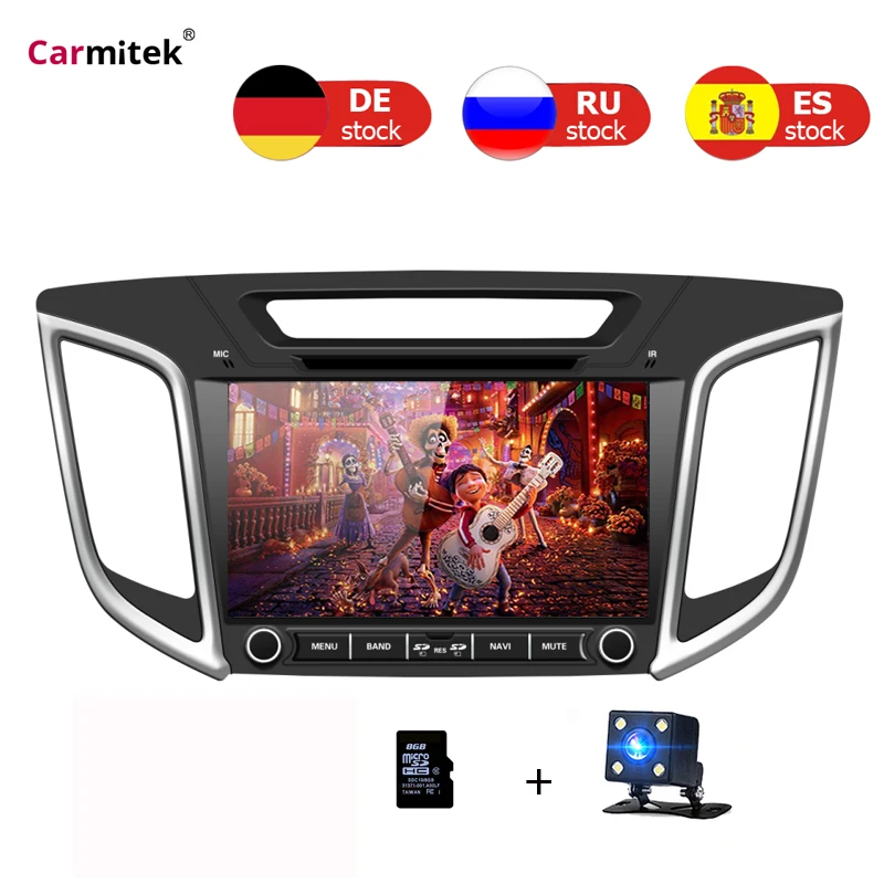 2 Din Автомобильный Радио DVD gps навигации плеер для hyundai Creta IX25 2014 2015 2016 2017 2018