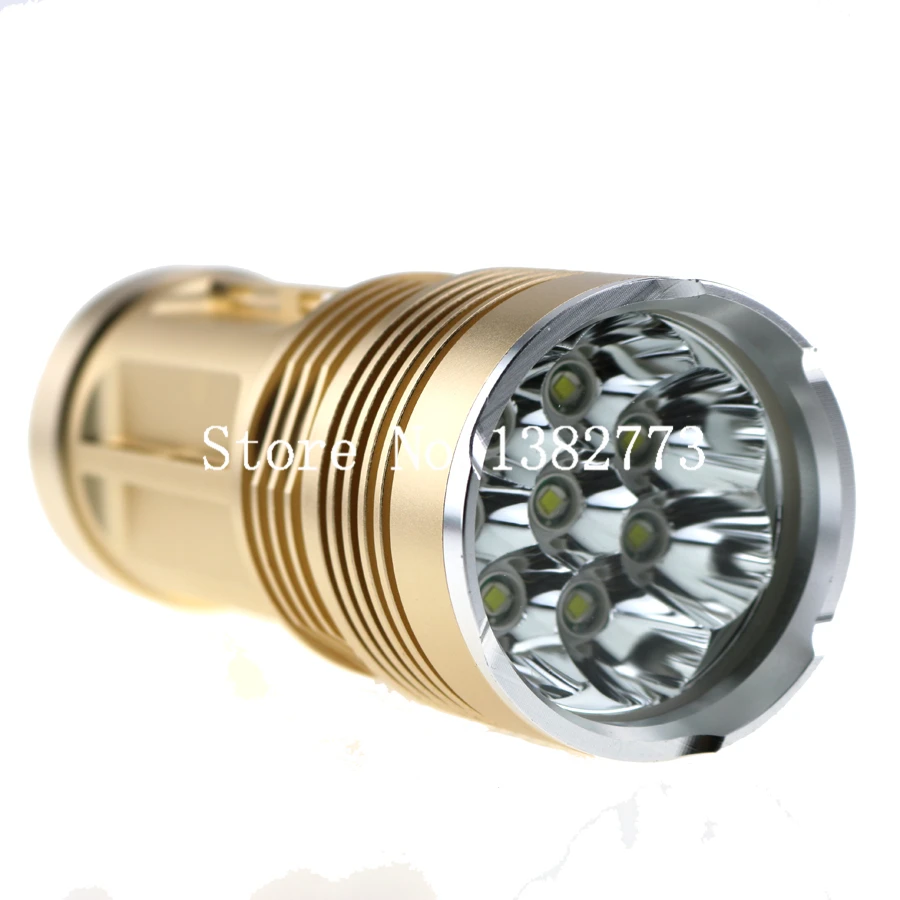 Макс 15000 люменов SKYRAY King 8T6 светодиодный фонарик 8 x CREE XM-L T6 с веревкой 3 режима