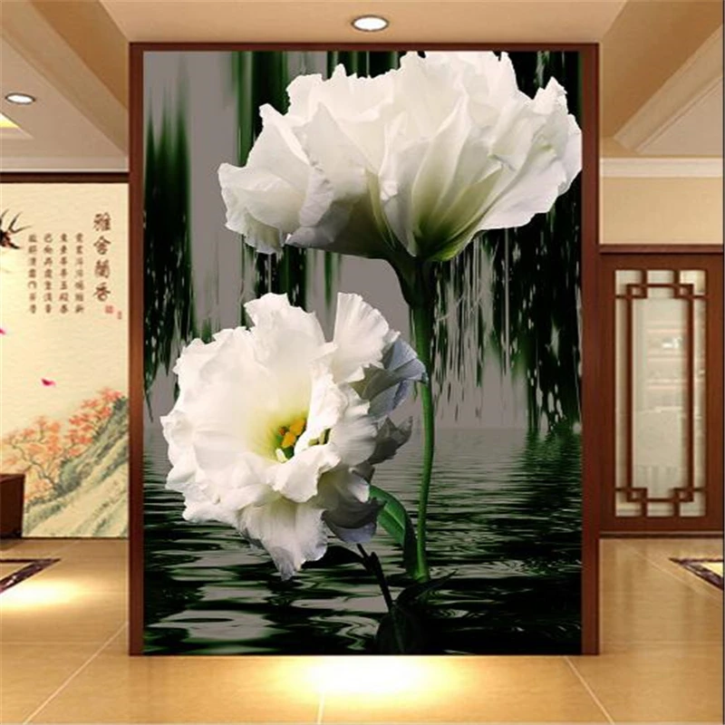 Beibehang 3D Stereo Romantic White Flower Water Reflection Invert Passway 3D Wallpaper Living TV Background Mural wallpaper
Beibehang 3D Stereo Romantic White Flower Water Reflection Invert Passway 3D Wallpaper Living TV Background Mural wallpaper