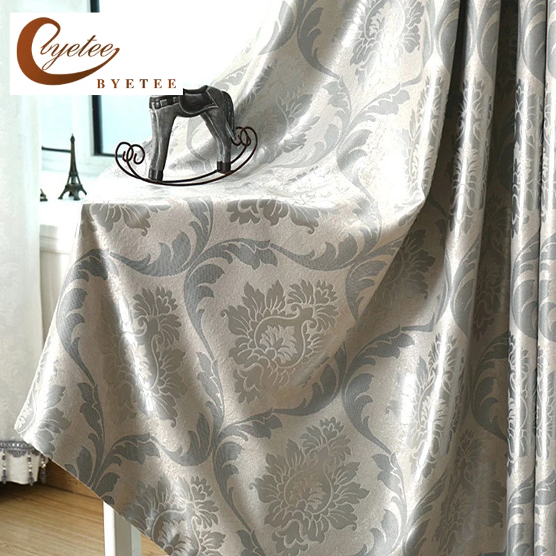 Blackout Curtains For Bedroom Living Room European Jacquard Curtains Window Curtain Fabric Grommet Curtains
Blackout Curtains For Bedroom Living Room European Jacquard Curtains Window Curtain Fabric Grommet Curtains
