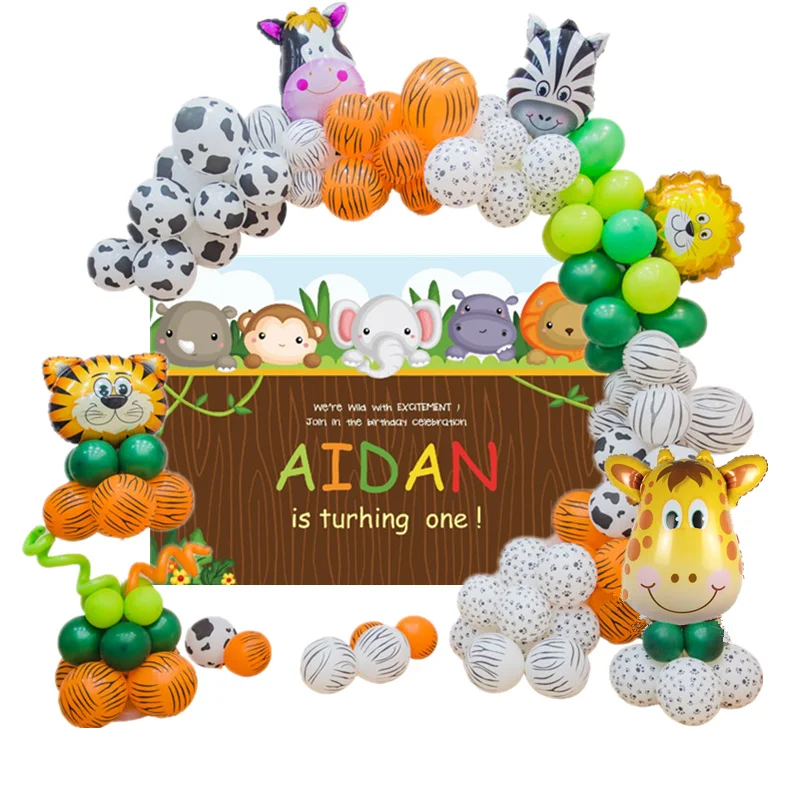 First Birthday Party Balloon Garland Safari Animal Party Balloon Banner Zoo Animal Party Balloon Arch Kit Customize Baby Name
First Birthday Party Balloon Garland Safari Animal Party Balloon Banner Zoo Animal Party Balloon Arch Kit Customize Baby Name