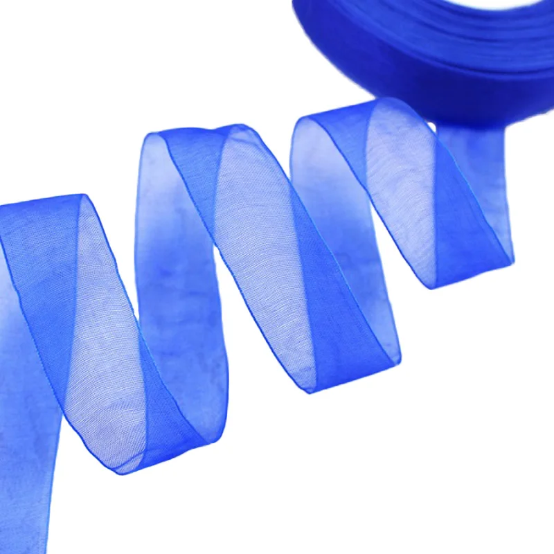 (50 yards/roll) 3/4'' (20mm) Royal Blue organza ribbons gift wrapping decoration Christmas ribbons
(50 yards/roll) 3/4'' (20mm) Royal Blue organza ribbons gift wrapping decoration Christmas ribbons