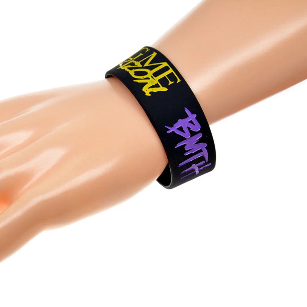 OBH 25PCS Bring Me The Horizon Silicone Rubber Wristband Multicolor Logo for BMTH Music Concert
OBH 25PCS Bring Me The Horizon Silicone Rubber Wristband Multicolor Logo for BMTH Music Concert
