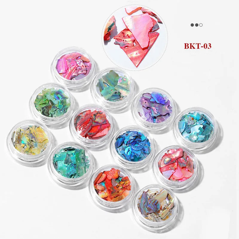 Dropshipping 12 Boxes/Set Colorful Pearl Light Crushed Seashell Slices Particle Crushed Shell Manicure Set SMJ
Dropshipping 12 Boxes/Set Colorful Pearl Light Crushed Seashell Slices Particle Crushed Shell Manicure Set SMJ
