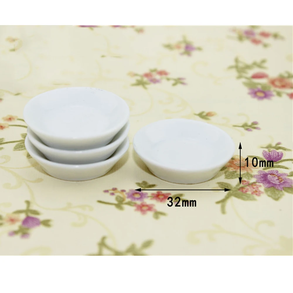 1Pcs 1/12 Dollhouse Miniature Accessories Mini Ceramic Food Plate Simulation Furniture Kitchen Dish for Doll House Decoration
1Pcs 1/12 Dollhouse Miniature Accessories Mini Ceramic Food Plate Simulation Furniture Kitchen Dish for Doll House Decoration