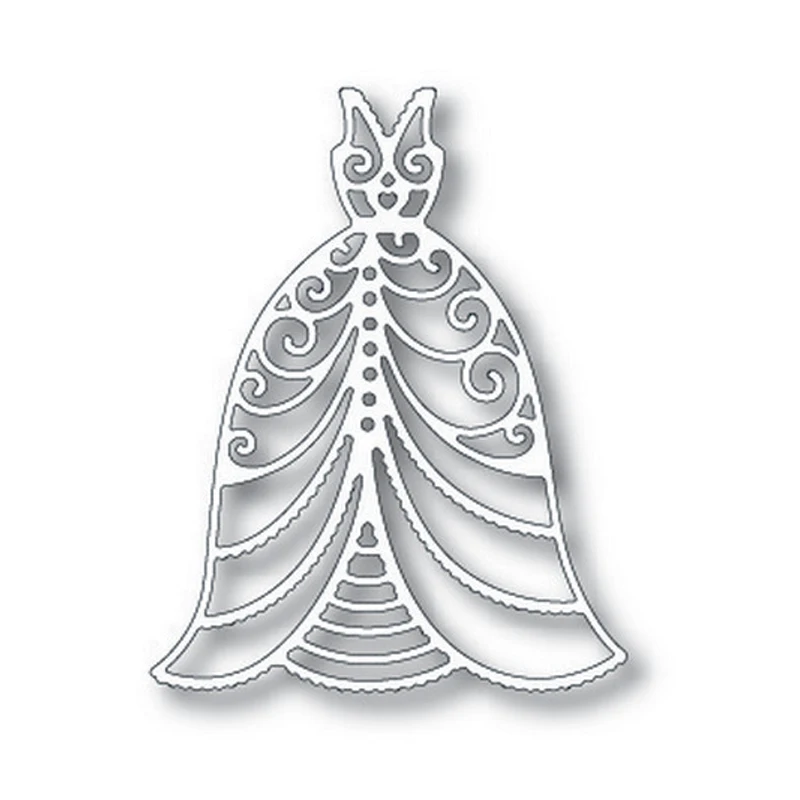 Gorgeous Party Dress Shape Metal Cutting Dies Stencil For Scrapbooking Album Embossing Decorative DIY Handcrafts Templates Model
Gorgeous Party Dress Shape Metal Cutting Dies Stencil For Scrapbooking Album Embossing Decorative DIY Handcrafts Templates Model