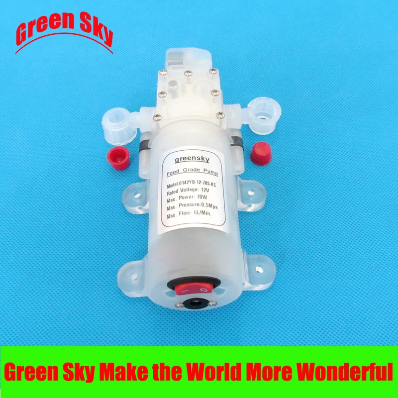 6L/Min 70W 12V automatic pressure switch type with on/off button and dc jack dc food water pump
6L/Min 70W 12V automatic pressure switch type with on/off button and dc jack dc food water pump