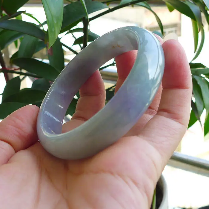 58.mm Certified Grade A Natural Lavender Green Jadeite Jade Bracelet Bangl 55--61mm
58.mm Certified Grade A Natural Lavender Green Jadeite Jade Bracelet Bangl 55--61mm