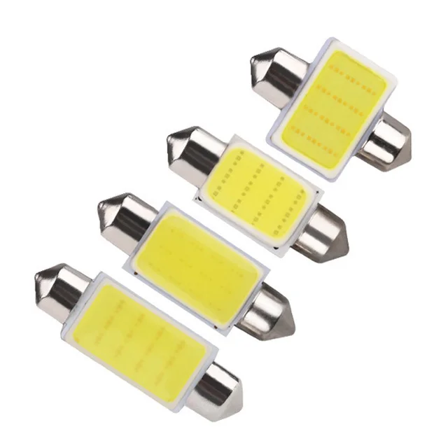Festoon 31mm 36mm 39mm 41mm LED COB 12SMD White DC 12V Dome Interior Light Lamps
Festoon 31mm 36mm 39mm 41mm LED COB 12SMD White DC 12V Dome Interior Light Lamps