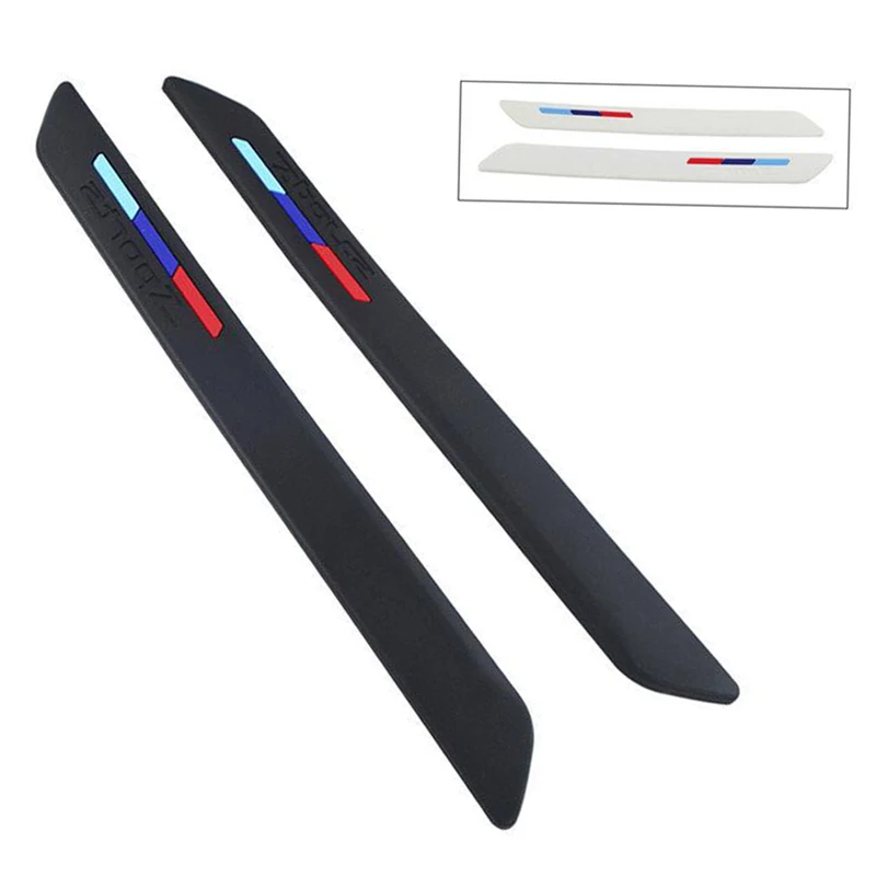 1 pair 40*4cm New Protector Strip Black/White Silicone Bumper Scratch Protector Strip Corner Guard Straps Sticker for all cars
1 pair 40*4cm New Protector Strip Black/White Silicone Bumper Scratch Protector Strip Corner Guard Straps Sticker for all cars
