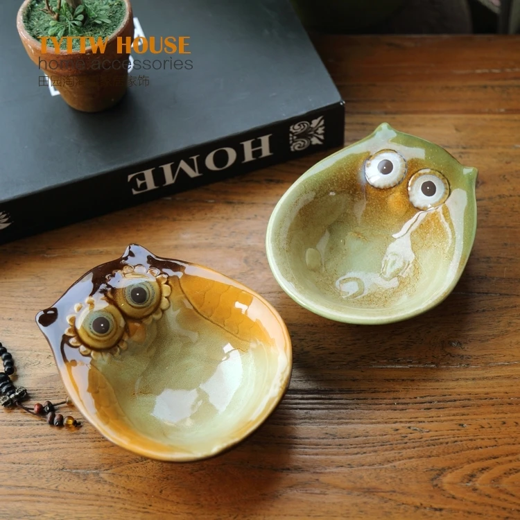 coruja ceramica owl figurines home decor Nut dish crafts room decoration owl ashtray porcelain animal figurine Key bowl soap box
coruja ceramica owl figurines home decor Nut dish crafts room decoration owl ashtray porcelain animal figurine Key bowl soap box