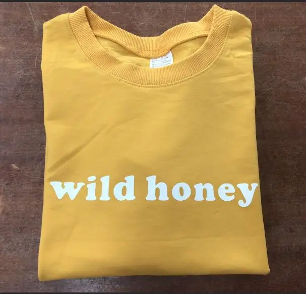 Wild Honey Funny Tumblr Sweatshirt Long Sleeve Graphic Outfit Unisex Funny Fashion Clothes Jumper Girl Yellow Hoodie Tops
Wild Honey Funny Tumblr Sweatshirt Long Sleeve Graphic Outfit Unisex Funny Fashion Clothes Jumper Girl Yellow Hoodie Tops