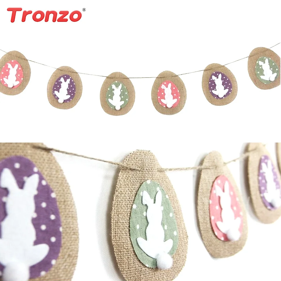Tronzo 8pcs/set 2.2M Bunny Bunting Banner Rabbit Garland Easter Decoration Linen Handmade Flags Birthday Party Decorations Kids
Tronzo 8pcs/set 2.2M Bunny Bunting Banner Rabbit Garland Easter Decoration Linen Handmade Flags Birthday Party Decorations Kids