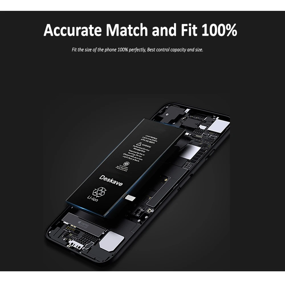 High Capacity Phone Lithium Battery for iphone battery 7 8G 8 Plus Replacement Batteria + Free tool kit 1960 2900 1821mAh 2691mA
High Capacity Phone Lithium Battery for iphone battery 7 8G 8 Plus Replacement Batteria + Free tool kit 1960 2900 1821mAh 2691mA
