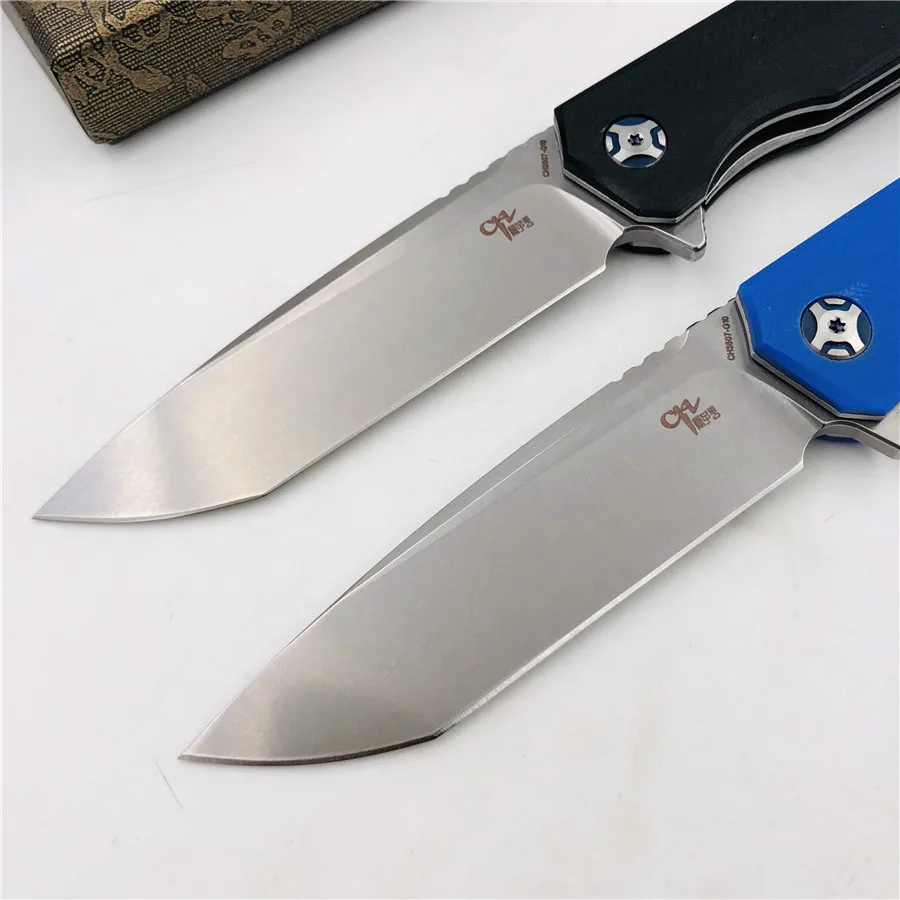 CH CH3507-G10Flippe original folding knife D2 blade ball bearing G10 + steel handle hunting knife outdoor survival knife EDC
CH CH3507-G10Flippe original folding knife D2 blade ball bearing G10 + steel handle hunting knife outdoor survival knife EDC