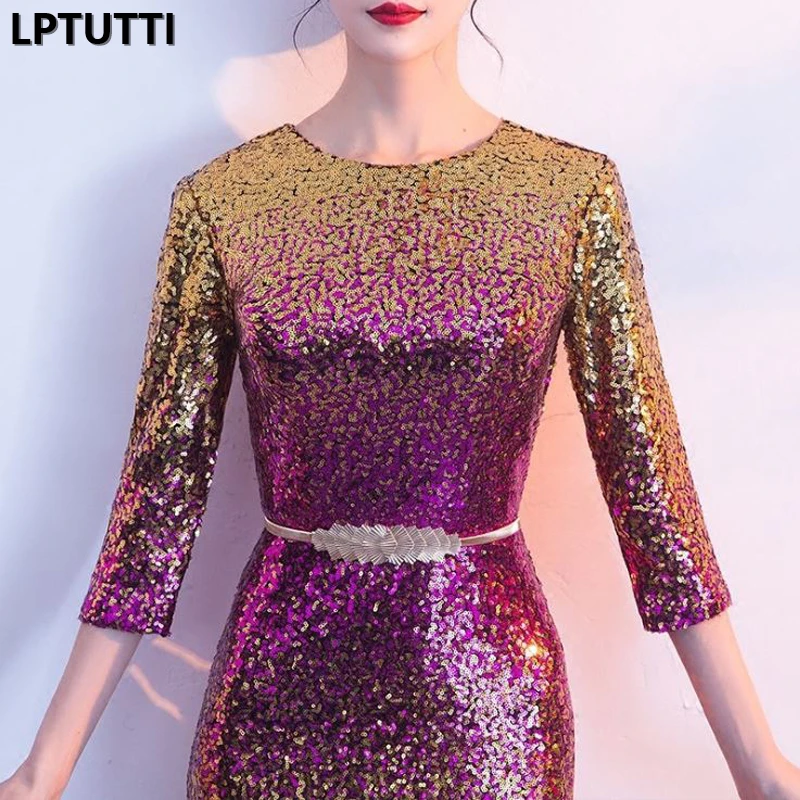 LPTUTTI Sequin Gradient Color New For Women Elegant Date Ceremony Party Prom Gown Formal Gala Events Luxury Long Evening Dress
LPTUTTI Sequin Gradient Color New For Women Elegant Date Ceremony Party Prom Gown Formal Gala Events Luxury Long Evening Dress