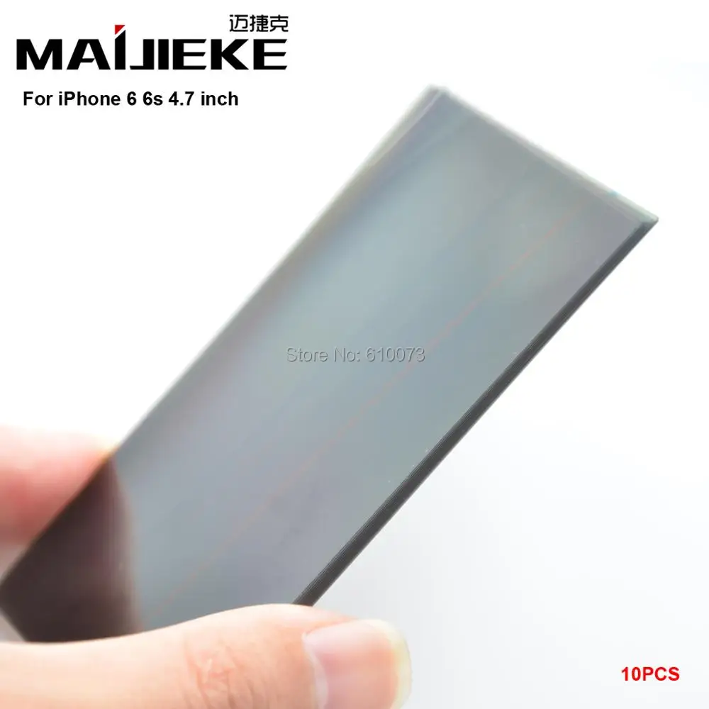 MAIJIEKE Polarizing Film Lcd Polarizer Polarization for iPhone 8 7 6s 6 6g plus 5.5 4.7 Inch polarizer film 10PCS/Lot
MAIJIEKE Polarizing Film Lcd Polarizer Polarization for iPhone 8 7 6s 6 6g plus 5.5 4.7 Inch polarizer film 10PCS/Lot