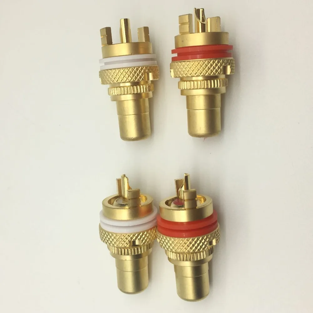 CMC 805 2.5F RCA разъем Cinch вилки lotus seat AV для аудио видео 10 шт|socket rca|socket 8socket plug |