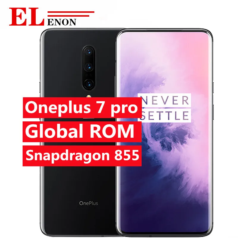 Глобальный смартфон Oneplus 7 Pro Oxygen Android Snapdragon 855 AMOLED Восьмиядерный 6 67 "3120x1440