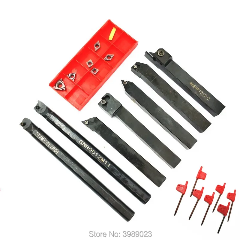 7PCS turning tool +7PCS blade/MGEHR1212-2 SER1212H16 SNR0012M11 SDJCR1212H07 SDNCN1212H07 SCLCR1212H06 S12M-SCLCR06/
7PCS turning tool +7PCS blade/MGEHR1212-2 SER1212H16 SNR0012M11 SDJCR1212H07 SDNCN1212H07 SCLCR1212H06 S12M-SCLCR06/