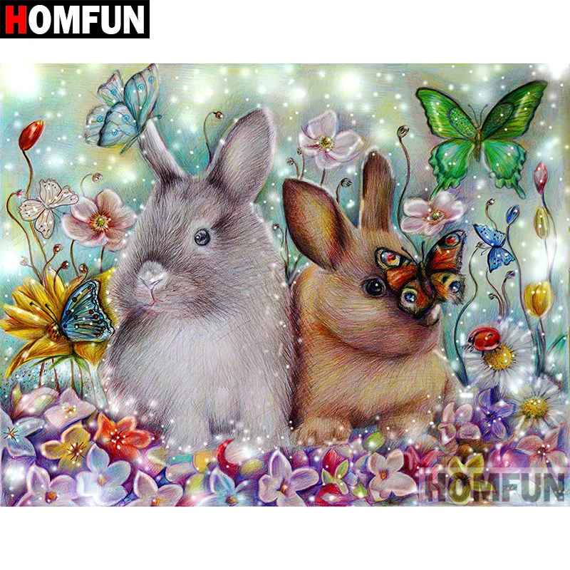 HOMFUN 5D DIY Diamond Painting Full Square/Round Drill "Cartoon rabbit" Embroidery Cross Stitch gift Home Decor Gift A09311
HOMFUN 5D DIY Diamond Painting Full Square/Round Drill "Cartoon rabbit" Embroidery Cross Stitch gift Home Decor Gift A09311