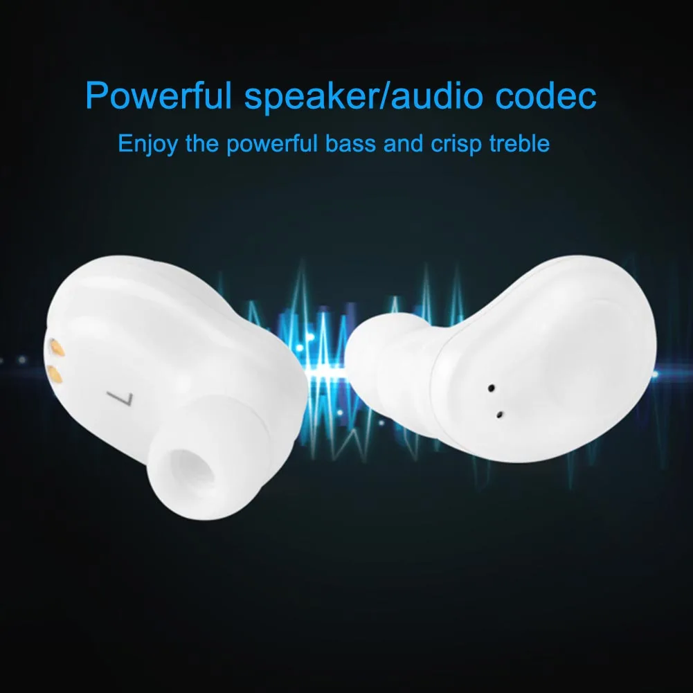 Bluetooth Earbuds True Wireless In Ear Earphones Mini Twins Handsfree Headset for iPhone Samsung ND998
Bluetooth Earbuds True Wireless In Ear Earphones Mini Twins Handsfree Headset for iPhone Samsung ND998