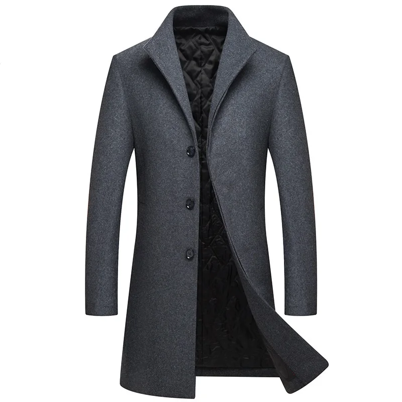 Brand New Winter Trench Coat Mens Overcoat Woolen Coat for Men X-Long Coat Men's Trench Casual Solid Abrigo Hombre Wool Trench
Brand New Winter Trench Coat Mens Overcoat Woolen Coat for Men X-Long Coat Men's Trench Casual Solid Abrigo Hombre Wool Trench