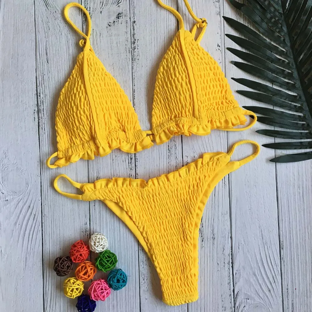 New Sexy Women Bikinis Set Two Piece Swimsuit Swimwear Beachwear Bikini Bather Suit Swimming Suit biquini Swimsuit Female L30218
New Sexy Women Bikinis Set Two Piece Swimsuit Swimwear Beachwear Bikini Bather Suit Swimming Suit biquini Swimsuit Female L30218