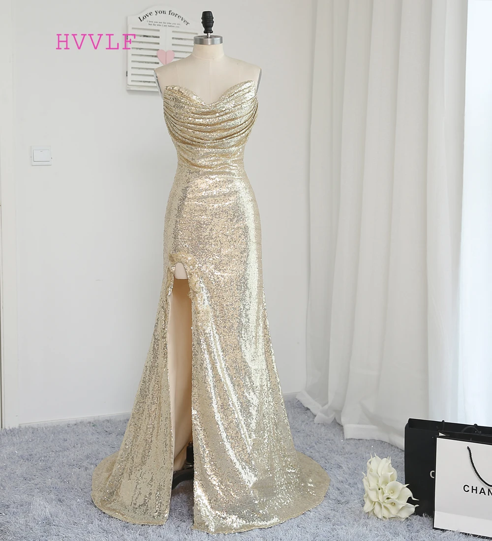 Real Photo Bridesmaid Dresses Mermaid V-neck Floor Length Sequins Slit Backless Wedding Party Dresses
Real Photo Bridesmaid Dresses Mermaid V-neck Floor Length Sequins Slit Backless Wedding Party Dresses