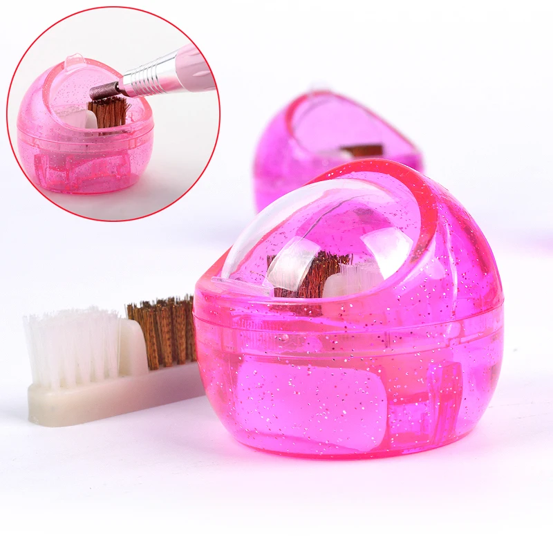 1 Pc Nail Drill Bits Cleaning Box Hard & Soft Brush Inside For Manicure Pedicure Nail Art Tools Equipment
1 Pc Nail Drill Bits Cleaning Box Hard & Soft Brush Inside For Manicure Pedicure Nail Art Tools Equipment