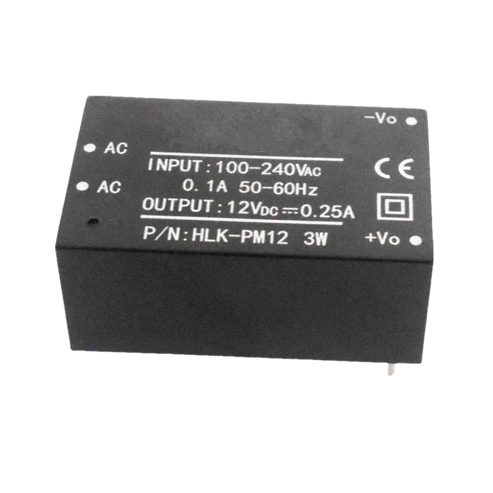 HLK-PM12 AC-DC power supply module 220v to 12v 3w step-down regulator isolation switch power supply module high precision
HLK-PM12 AC-DC power supply module 220v to 12v 3w step-down regulator isolation switch power supply module high precision