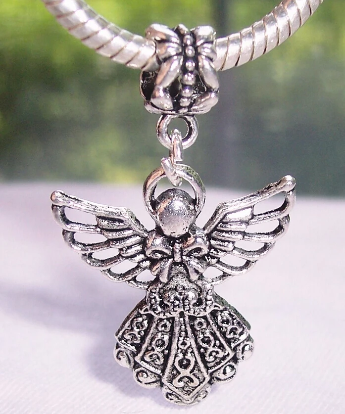 Fashion Dangle Charm Tibetan Silver Guardian Angel Pendant With Macroporous Beads Connector Accessories Jewelry q35
Fashion Dangle Charm Tibetan Silver Guardian Angel Pendant With Macroporous Beads Connector Accessories Jewelry q35