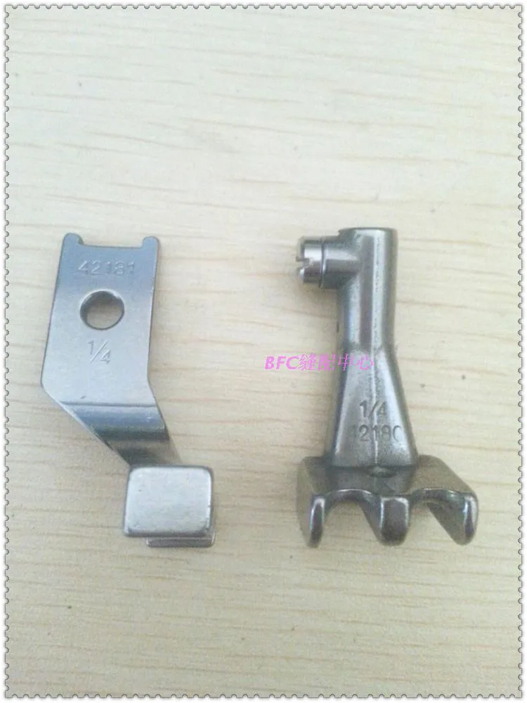 1 SET PFAFF 145,335, 245,545,1245 DOUBLE WELT CORDING PIPING FOOT sIZE 1/4" No 42180/1
1 SET PFAFF 145,335, 245,545,1245 DOUBLE WELT CORDING PIPING FOOT sIZE 1/4" No 42180/1