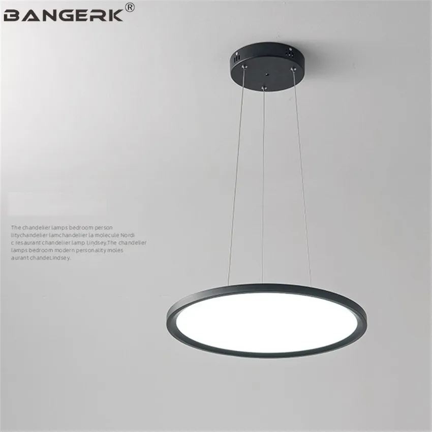 BANGERK Simple Modern LED Pendant Light Round Ultrathin Hanging Lamp Restaurant Office Home Decor Droplight Indoor Lighting
BANGERK Simple Modern LED Pendant Light Round Ultrathin Hanging Lamp Restaurant Office Home Decor Droplight Indoor Lighting
