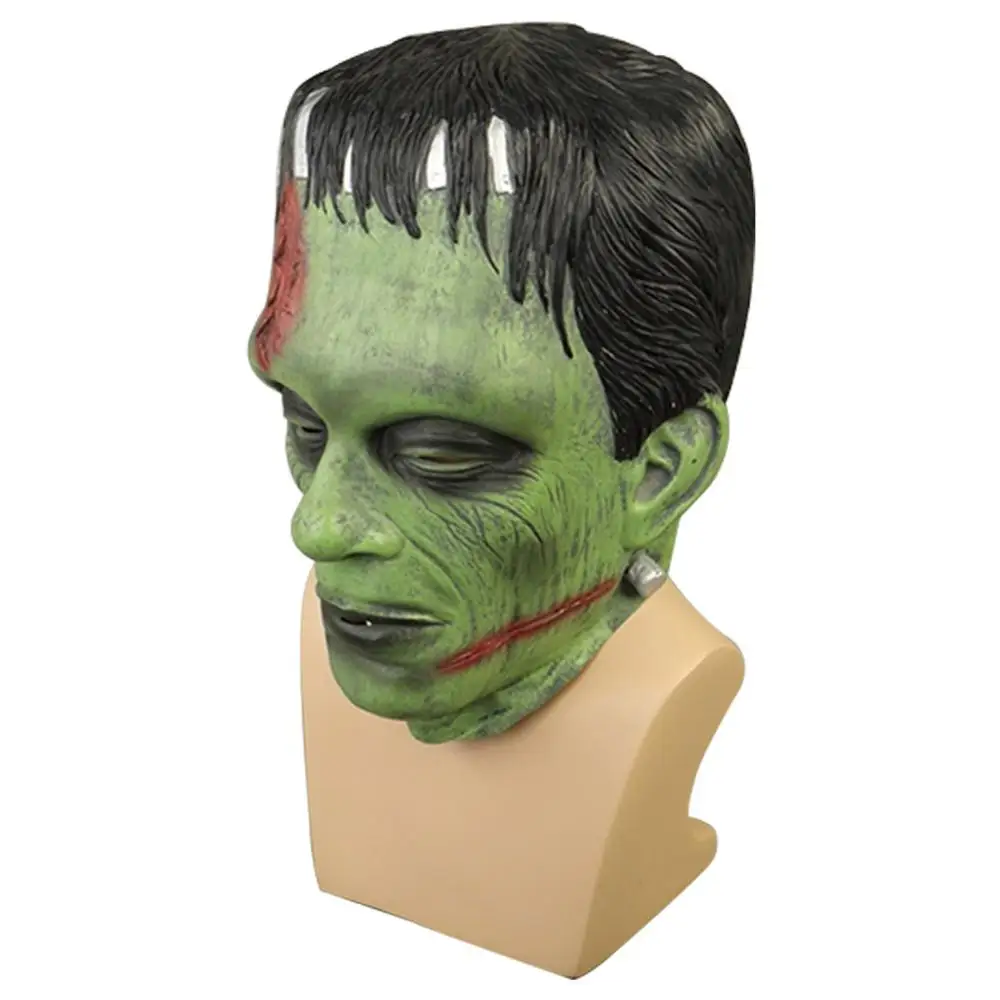 Movie Frankenstein Cosplay Mask Full Head Green Face Latex Mask Halloween Party Helmet
Movie Frankenstein Cosplay Mask Full Head Green Face Latex Mask Halloween Party Helmet