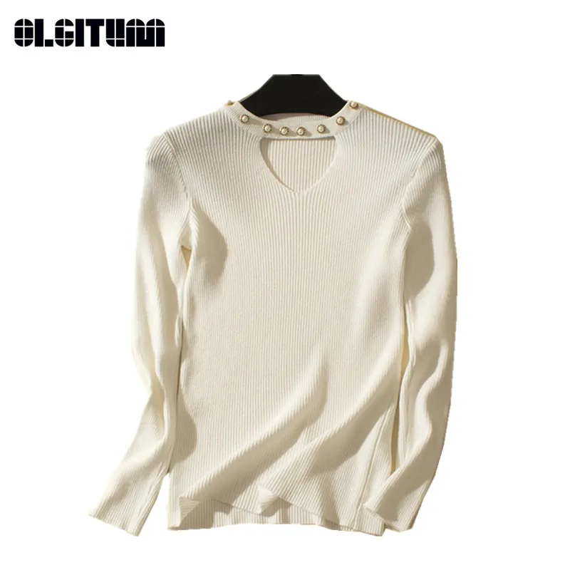 New Style Women Sweater Hollow Bead Fashion Sweater High-quality Knitting Sweater Autumn and Winter Slim Solid Sweater SW632
New Style Women Sweater Hollow Bead Fashion Sweater High-quality Knitting Sweater Autumn and Winter Slim Solid Sweater SW632