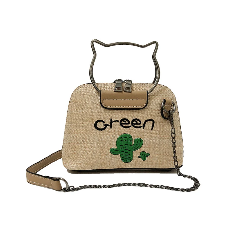 Summer Women Letter Straw Bags INS Popular Female Fashion Beach Handbag Lady Travel Chains Shoulder Bag Casual Woven Tote SS3352
Summer Women Letter Straw Bags INS Popular Female Fashion Beach Handbag Lady Travel Chains Shoulder Bag Casual Woven Tote SS3352